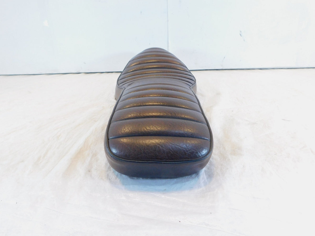 1957-1978 Harley Davidson Sportster 900 & 1000 Brown Leather Front & Rear Seat - C3 Cycle