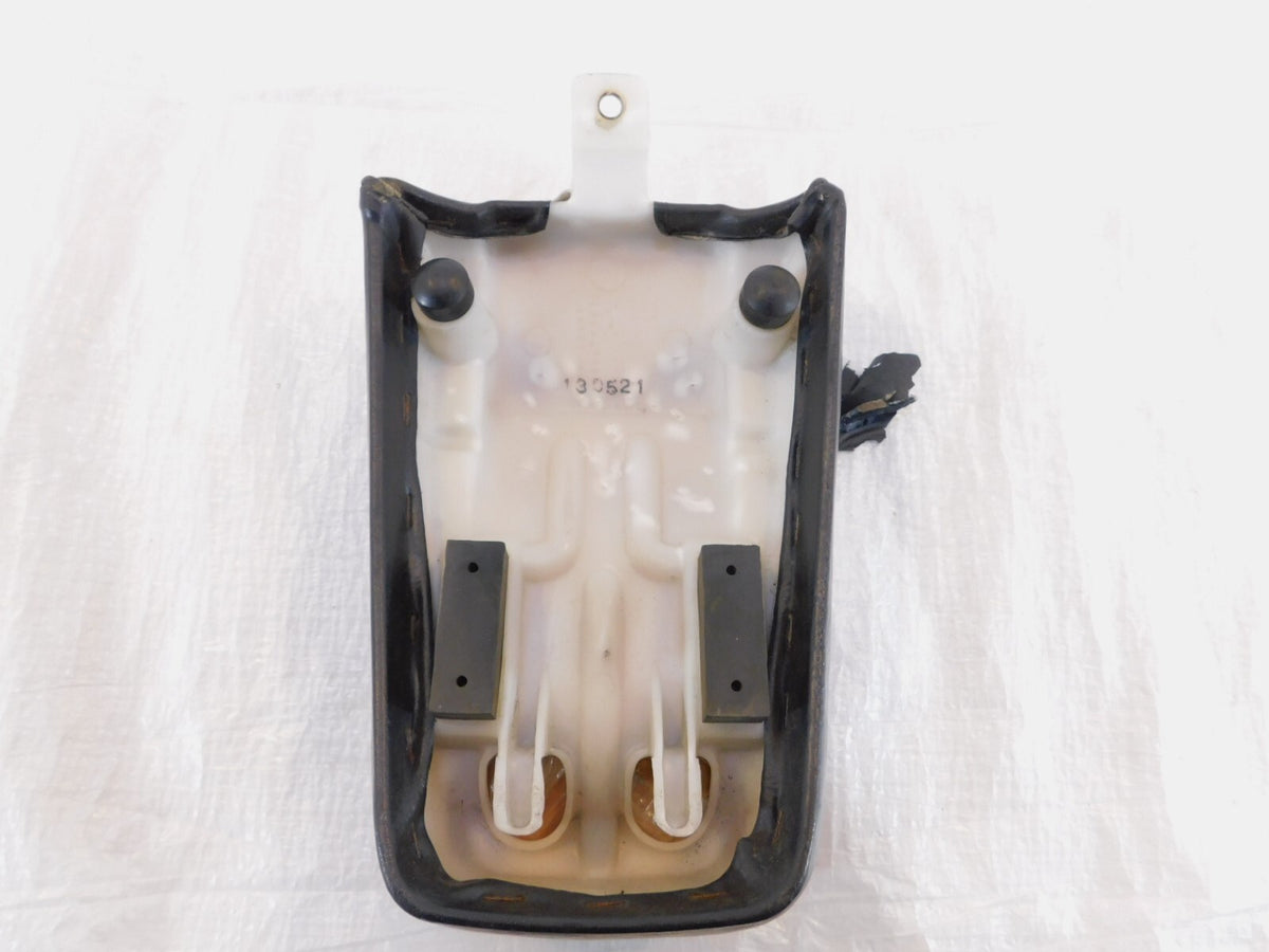 1986-2001 Suzuki Savage 650 LS650 Black Rear Back Passenger Pillion Seat - Torn - C3 Cycle