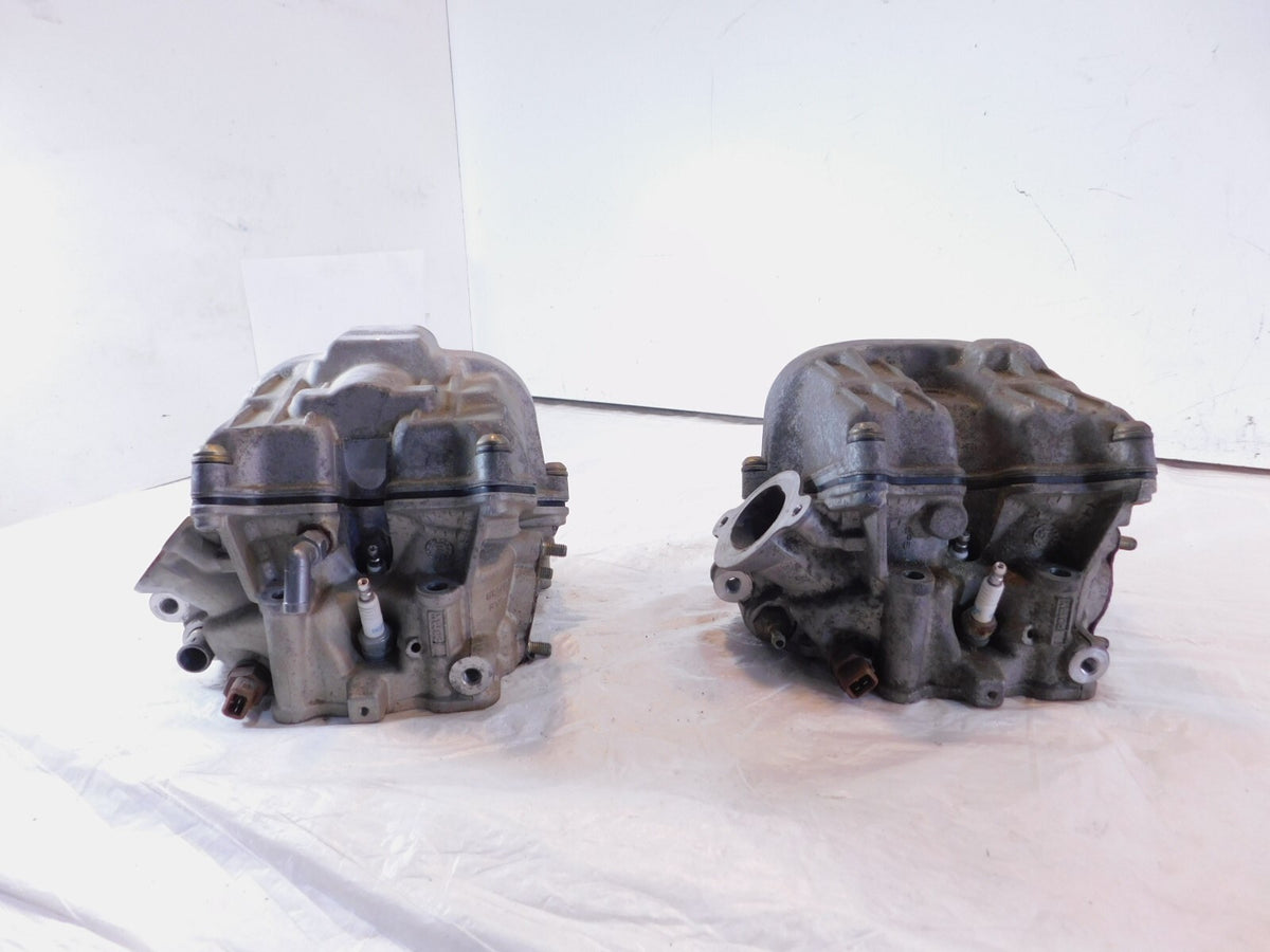 01-07 Aprilia Caponord 1000 ETV1000 Front & Rear Engine Motor Cylinder Heads - C3 Cycle