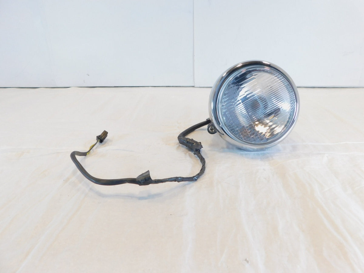 Harley Davidson Sportster 1200 Custom Chrome Bucket Shell w/ Headlight Headlamp - C3 Cycle