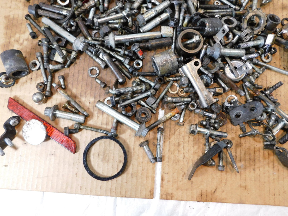 99 Harley Davidson Dyna Wide Glide FXDWG Engine Nut Bolt Brackets Parts Box Lot - C3 Cycle