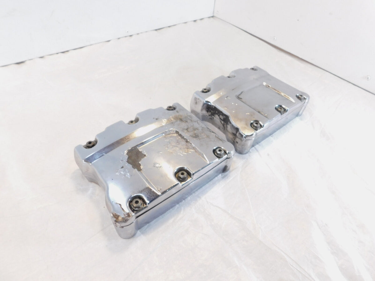 Harley Davidson Touring Dyna & Softail Chrome Cylinder Head Rocker Boxes - C3 Cycle