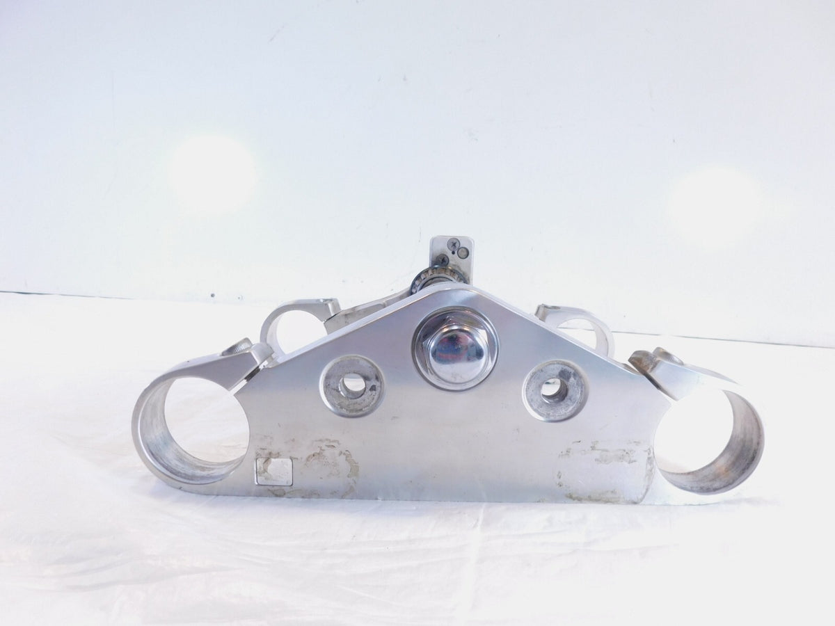 Honda GL1500 GL1500CT Valkyrie 1500 Silver Front Fork Steering Stem Triple Tree - C3 Cycle