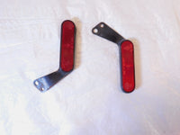 2007-2012 Triumph Tiger 1050 SE Right/Left Front Fender Fork Reflectors & Mounts - C3 Cycle