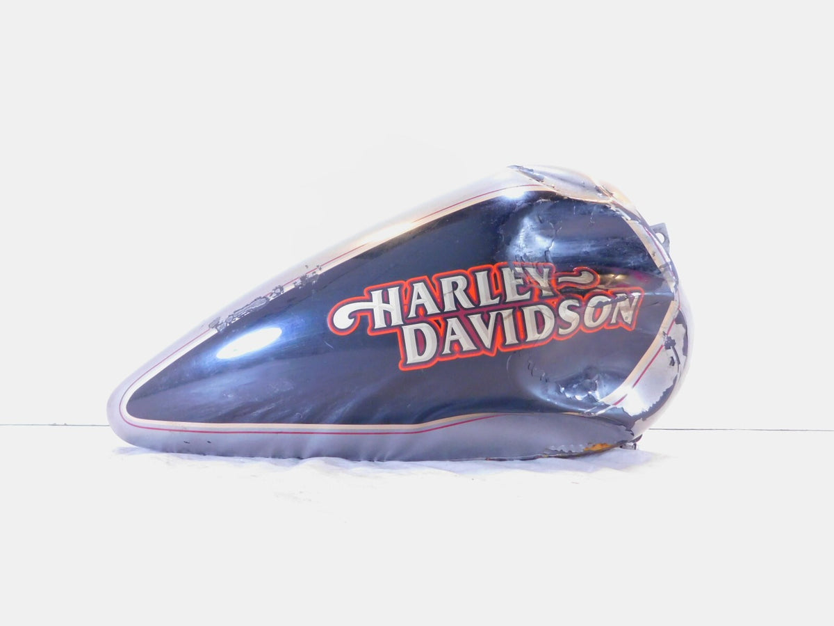 97-03 Harley Davidson Dyna Super Glide Gas Fuel Petrol Tank Reservoir - Dented - C3 Cycle