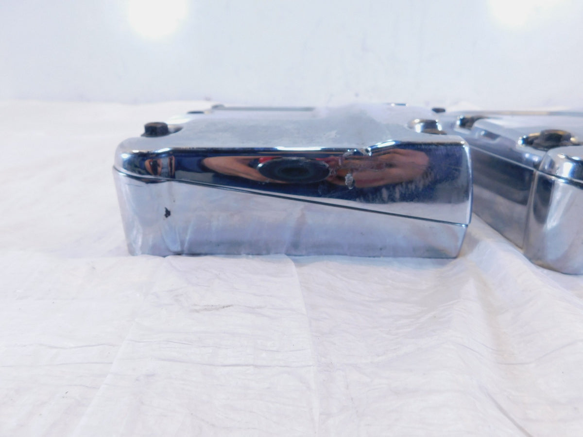 Harley Davidson Road King Dyna & Softail Chrome Cylinder Head Top Rocker Boxes - C3 Cycle
