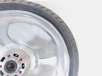 02-03 Kawasaki Vulcan 1500 VN1500 Mean Streak Front Silver Wheel Rim -For Parts - C3 Cycle
