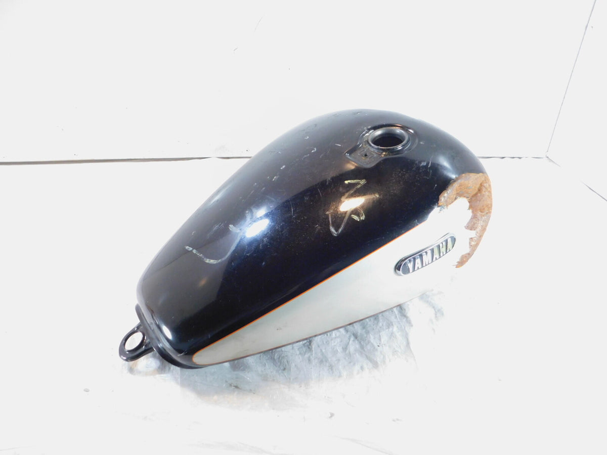1986-97 Yamaha Virago 700 750 XV700 XV750 Black Gas Petrol Fuel Tank -Dents - C3 Cycle