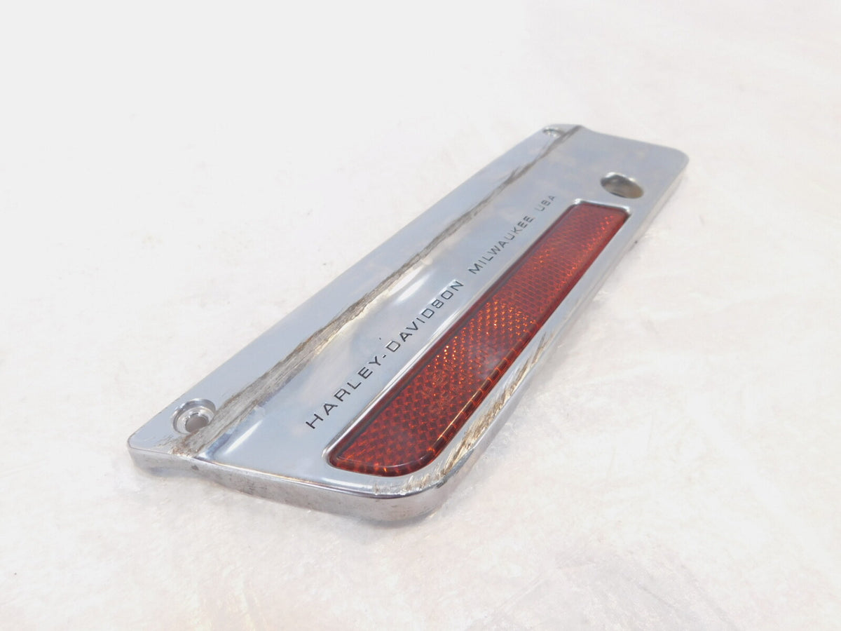 Harley Touring Road King Electra Street Glide Chrome Left Saddlebag Latch Cover - C3 Cycle