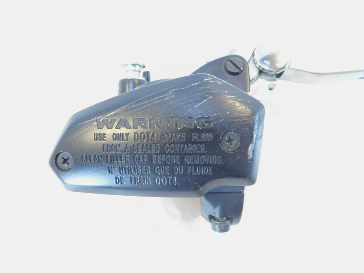 Kawasaki EX650 Ninja 650 Black Front Brake Master Cylinder Reservoir w/ Lever - C3 Cycle