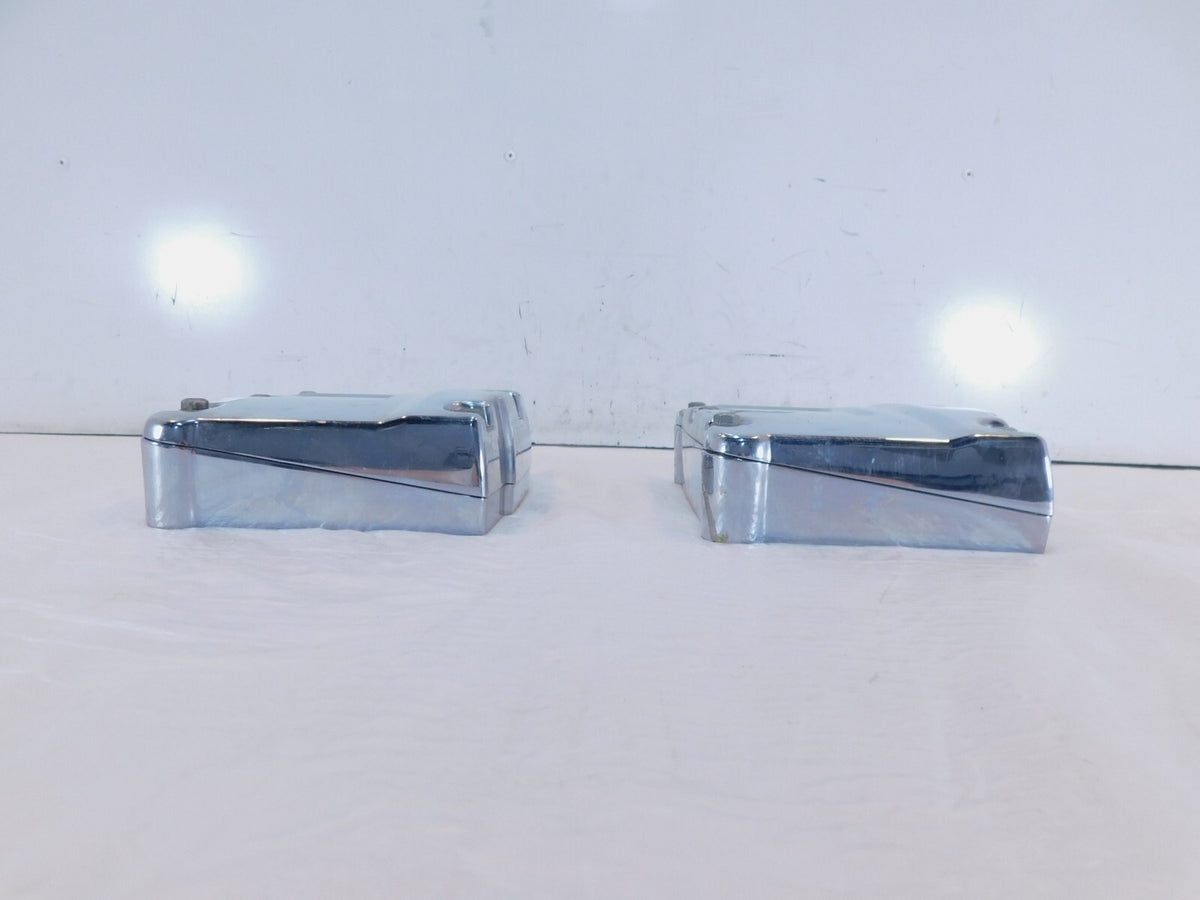 Harley Davidson Touring Dyna & Softail Chrome Cylinder Head Rocker Boxes