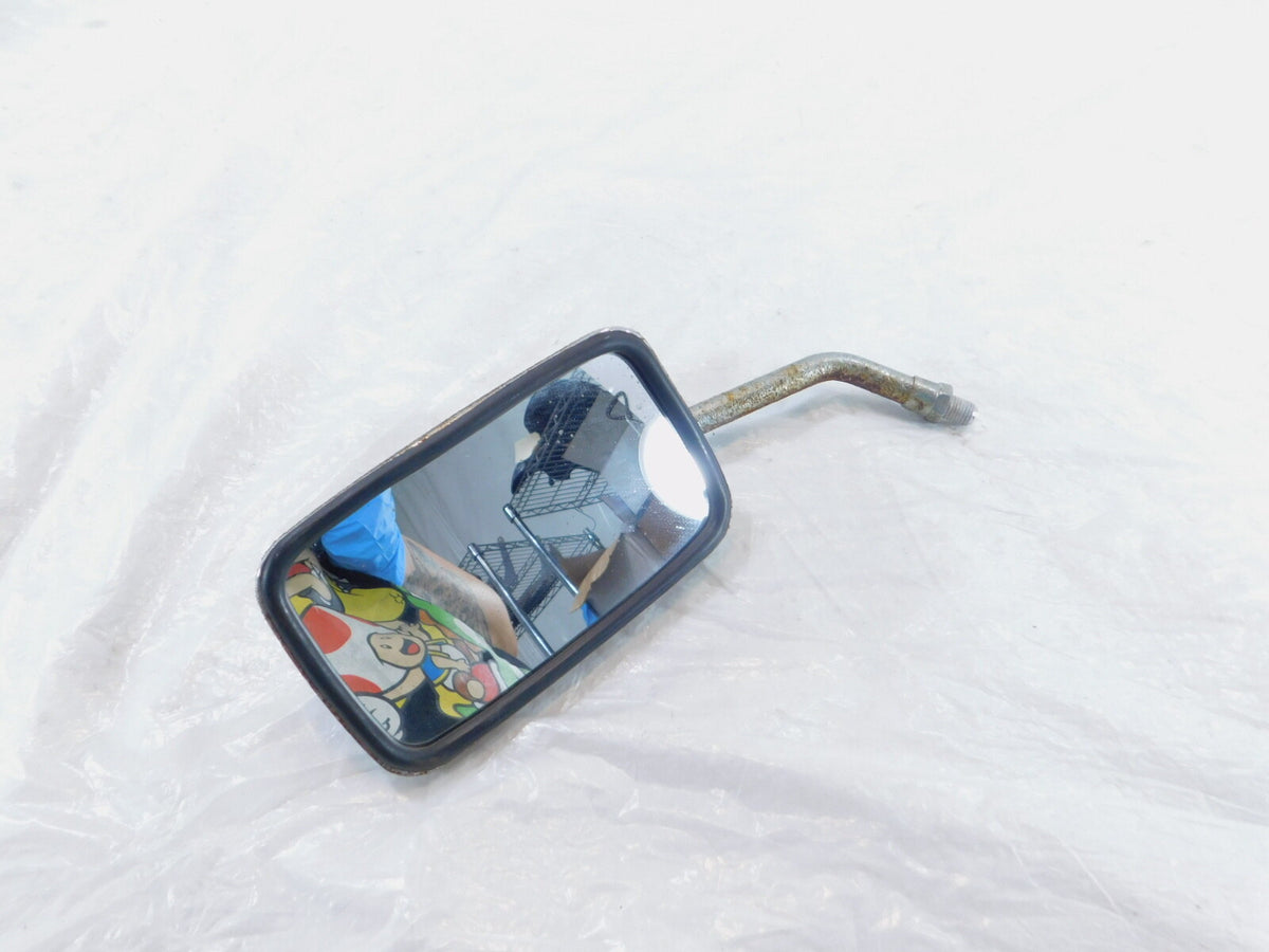 1985-1987 Honda Rebel 250 & 450 Chrome Left Rear View Side Mirror w/ Mount Stem - C3 Cycle