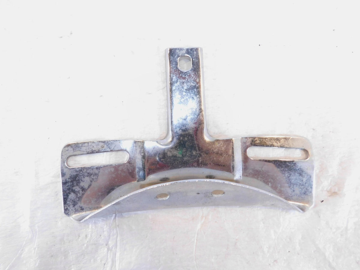 Harley Sportster Dyna FXR Chrome Rear License Plate Tag Mount Mounting Bracket - C3 Cycle