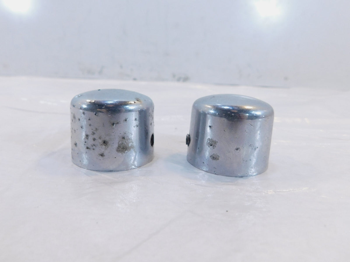 Harley Davidson Touring Dyna Softail Sportster Chrome Front Axle Nut Covers - C3 Cycle
