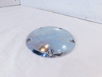 Harley Davidson Twin Cam Dyna & Softail Left Engine Chrome Derby Clutch Cover - C3 Cycle