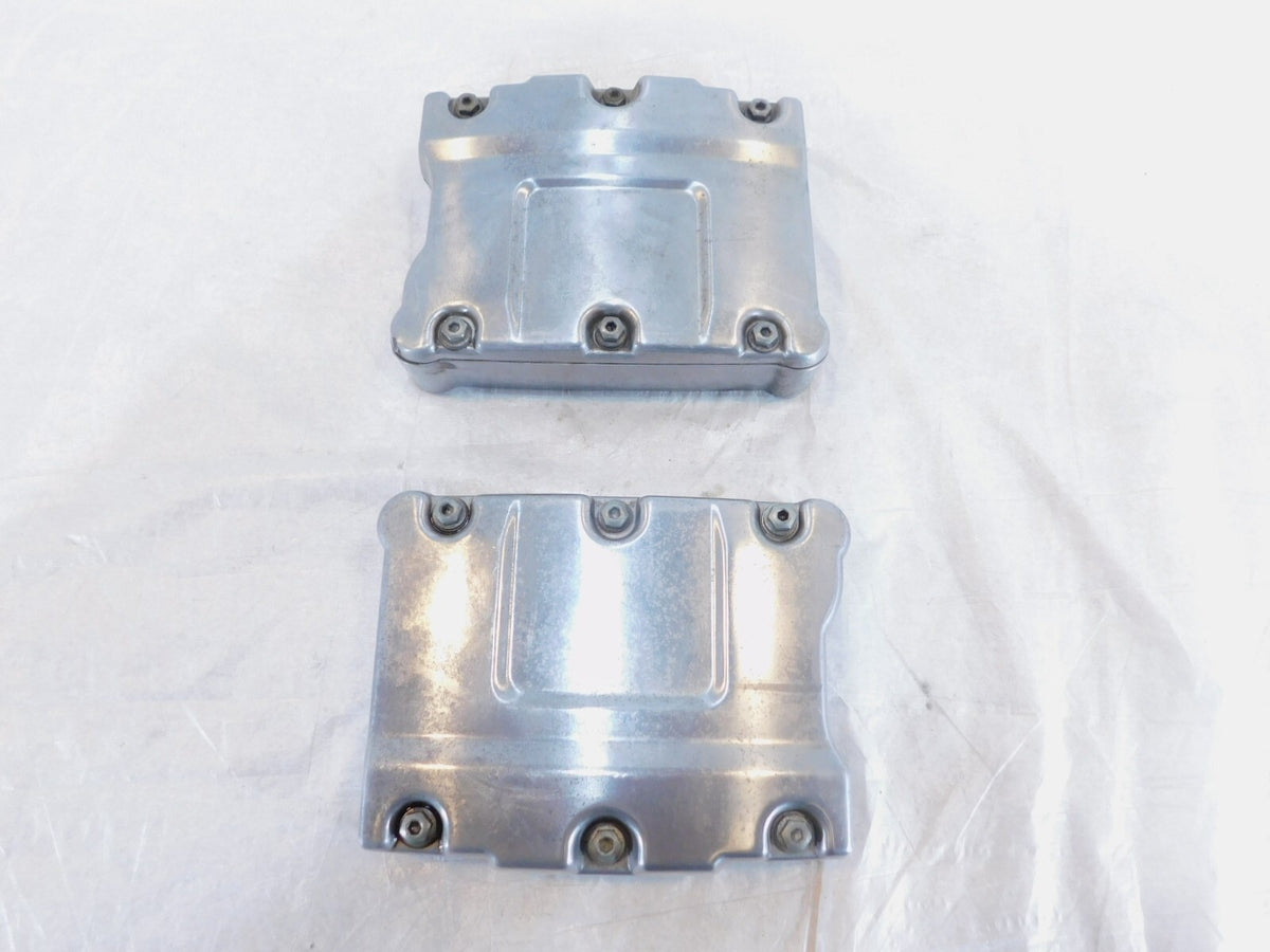 Harley Polished Twin Cam Touring Dyna Softail Cylinder Head Rocker Boxes & Arms - C3 Cycle