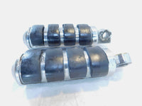 Harley Touring Dyna Sportster & Softail ISO Chrome & Rubber Footpeg Footrests - C3 Cycle