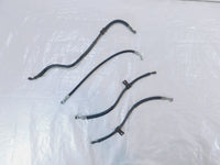 Suzuki RF600 Black Front & Rear Brake Master Cylinder to Caliper Hose Line Pipes - C3 Cycle