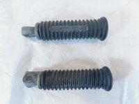 Harley Touring FXR Dyna Sportster & Softail Black Rubber Footpegs Footrests - C3 Cycle