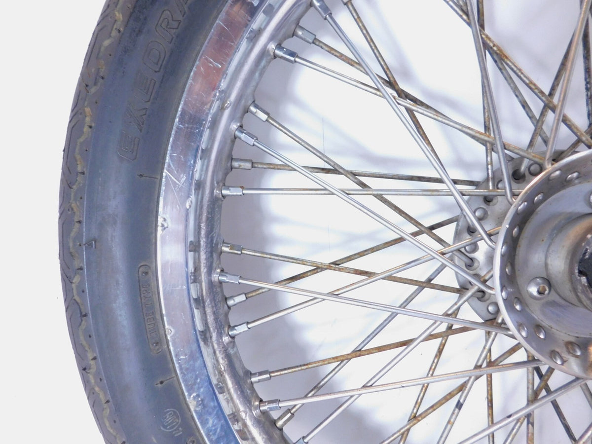 Suzuki Intruder 1400 VS1400 VS1400GLP 19" Spoked Front Wheel Rim Hub & Tire - C3 Cycle