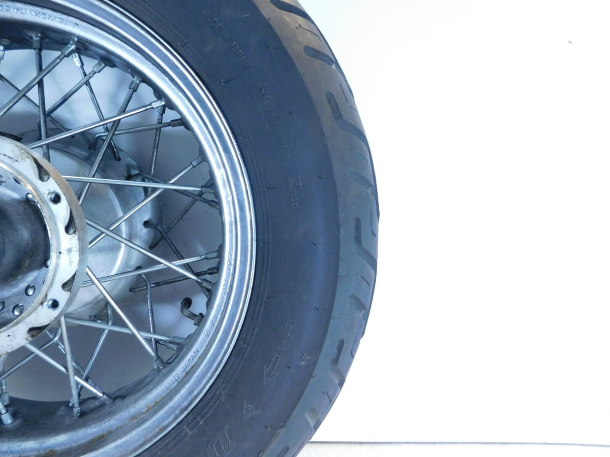 Yamaha V-Star 1100 XVS1100 Classic Custom Midnight Laced Rear Wheel Hub & Tire - C3 Cycle