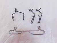 1987-2007 Honda VT1100 Spirit Shadow 1100 Front Handlebar Wire Cable Guides - C3 Cycle