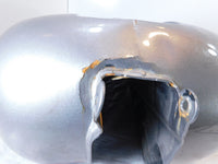10-17 Harley Davidson Dyna Wide Glide & Street Bob Gray Fuel Gas Tank - DENTED - C3 Cycle