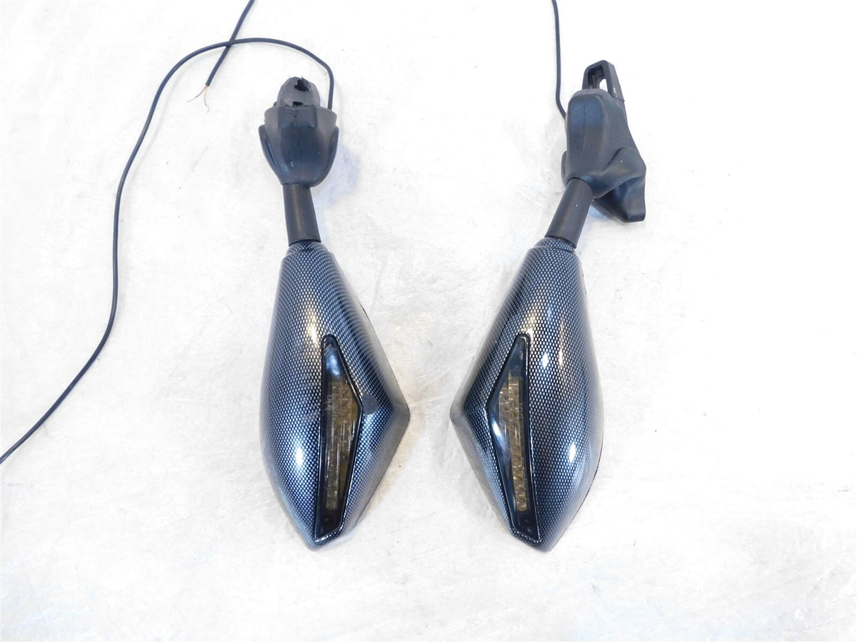 Suzuki GSXR GSXR600 GSX-R600 & GSXR750 Left/Right Turn Signal Indicator Mirrors - C3 Cycle