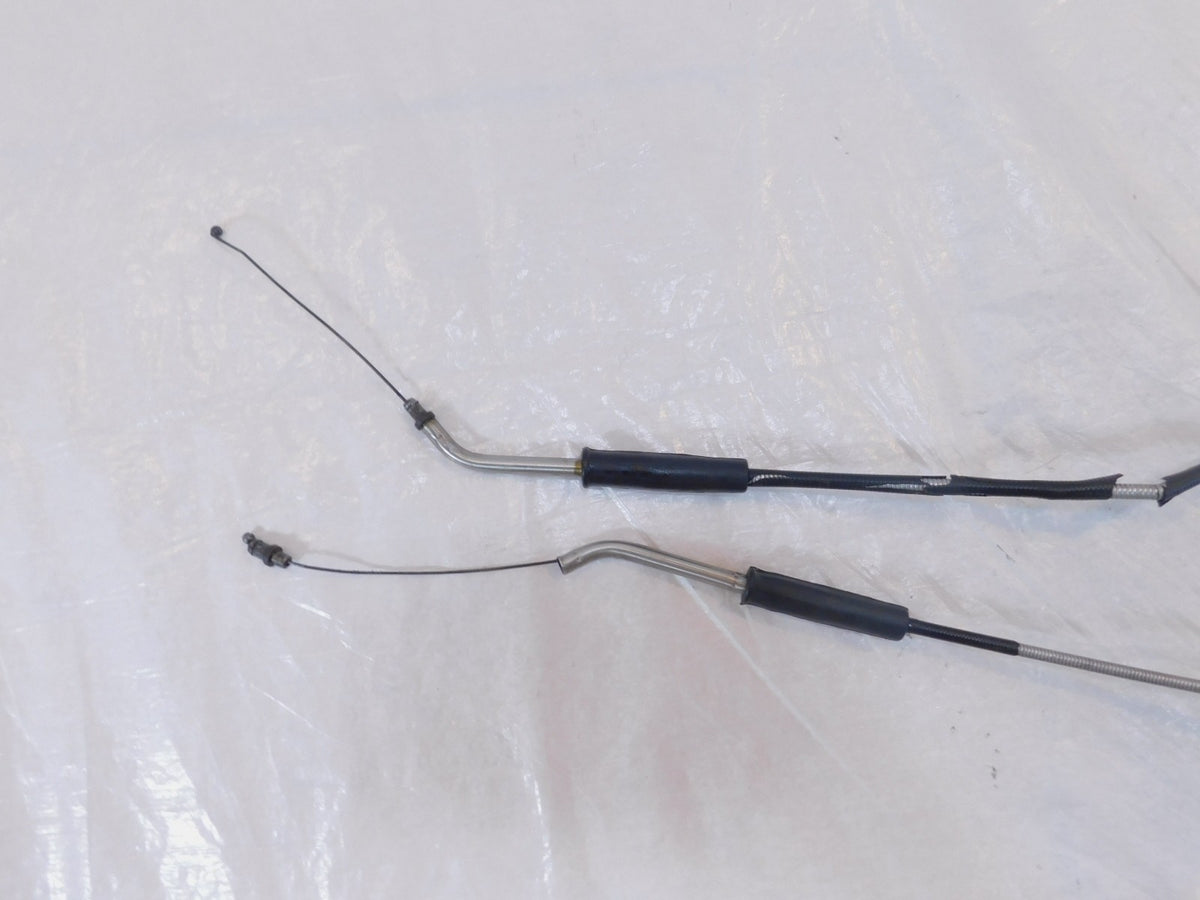 Pair Harley Davidson Sportster 883 Hugger & XLH 1200 Throttle & Idle Cable Lines - C3 Cycle