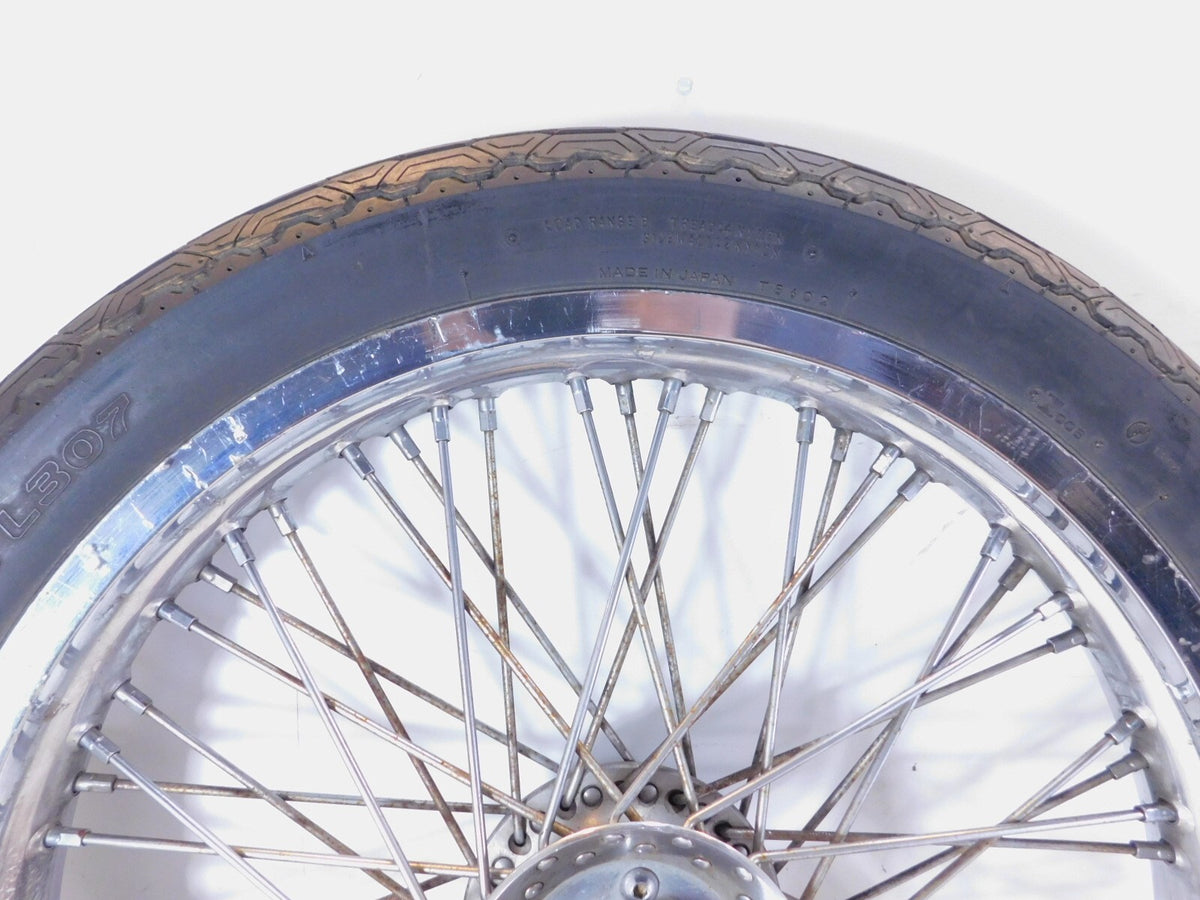 Suzuki Intruder 1400 VS1400 VS1400GLP 19" Spoked Front Wheel Rim Hub & Tire - C3 Cycle