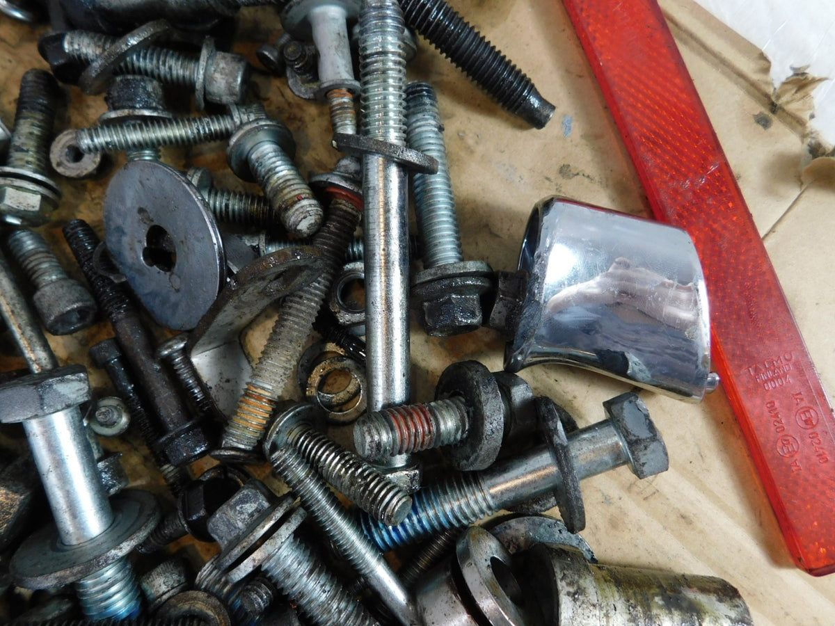 2007 Harley Davidson Softail Custom FXSTC Nut Bolt Brackets Parts Box Lot - C3 Cycle
