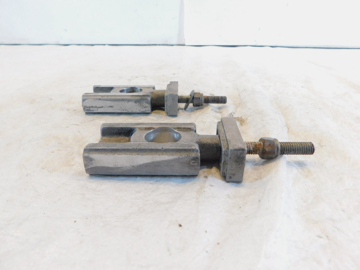 1995-1998 Buell S2 S2T Thunderbolt Swingarm Rear Fork Rear Wheel Axle Adjusters - C3 Cycle