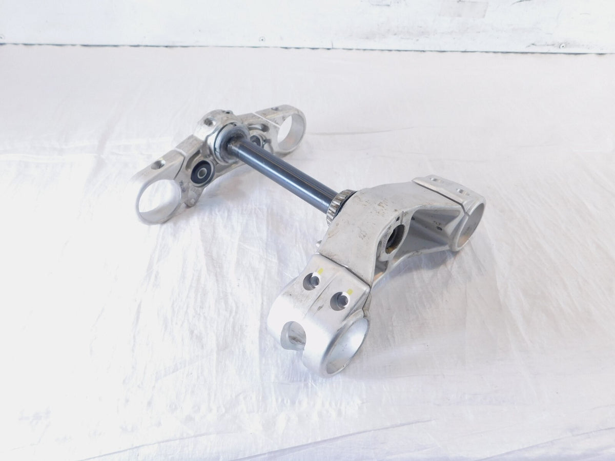11-16 Aprilia Shiver 750 SL750 Front Fork Upper/Lower Triple Trees Steering Stem - C3 Cycle