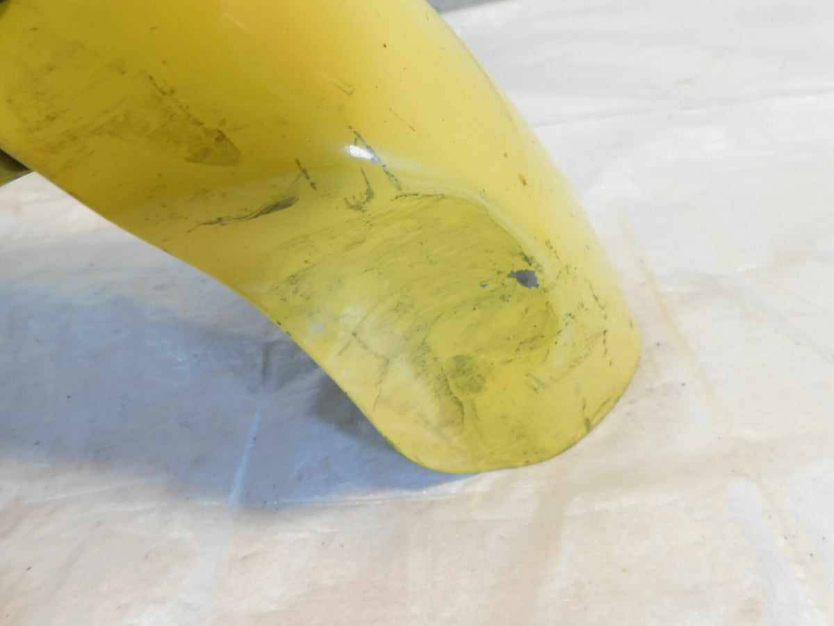 1996 & 1997 Kawasaki Vulcan 1500L Yellow Front Wheel Fender Mudguard - Dents - C3 Cycle