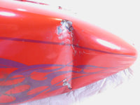 2002 Harley Davidson Dyna FXDWG Wide Glide Red Fuel Gas Petrol Tank - Dented - C3 Cycle