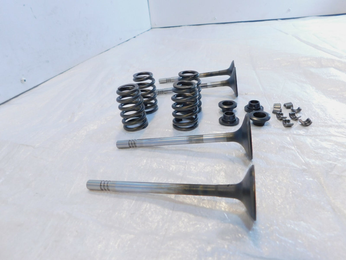 Victory Vision Kingpin & Vegas Exhaust & Intake Valves w/ Retainers & Springs - C3 Cycle