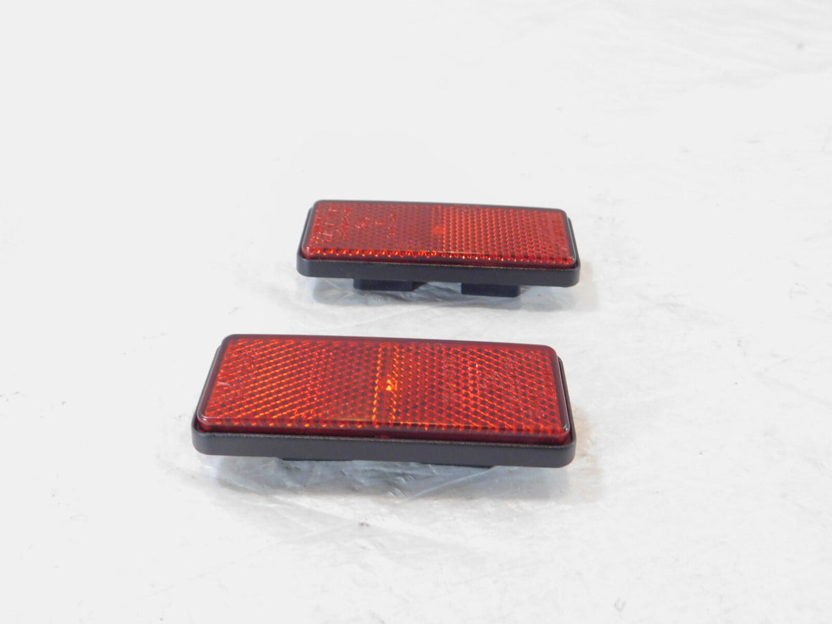 Pair 1987-09 Suzuki VS1400 Intruder 1400 Boulevard S83 Rear Tail Red Reflectors