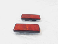 Pair 1987-09 Suzuki VS1400 Intruder 1400 Boulevard S83 Rear Tail Red Reflectors
