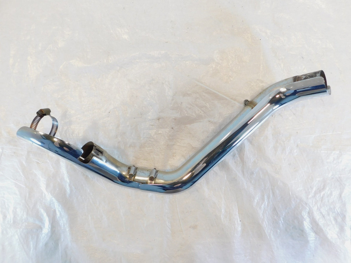 Harley Davidson Road King Electra Glide Left Rear Exhaust Header Pipe & Shields - C3 Cycle