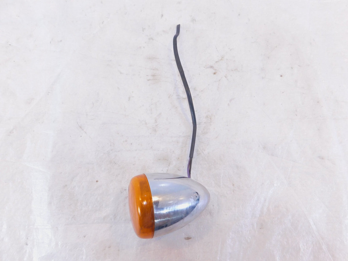 Harley Davidson Sportster Softail Dyna V-Rod Chrome Front Turn Signal Indicator - C3 Cycle