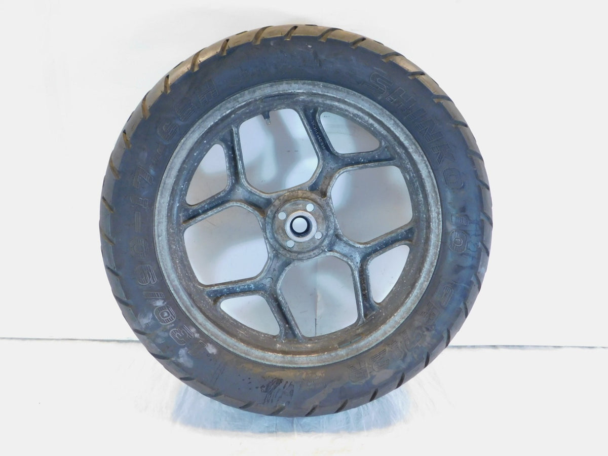 BMW K100 K100LT K100RS K100RT K75 K75S K75RT Silver Rear Cast Iron Wheel Rim - C3 Cycle