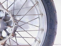 1994-2002 BMW R1100GS R1150GS Silver Spoked Front Wheel Rim Hub & Tire 2.5"x19" - C3 Cycle
