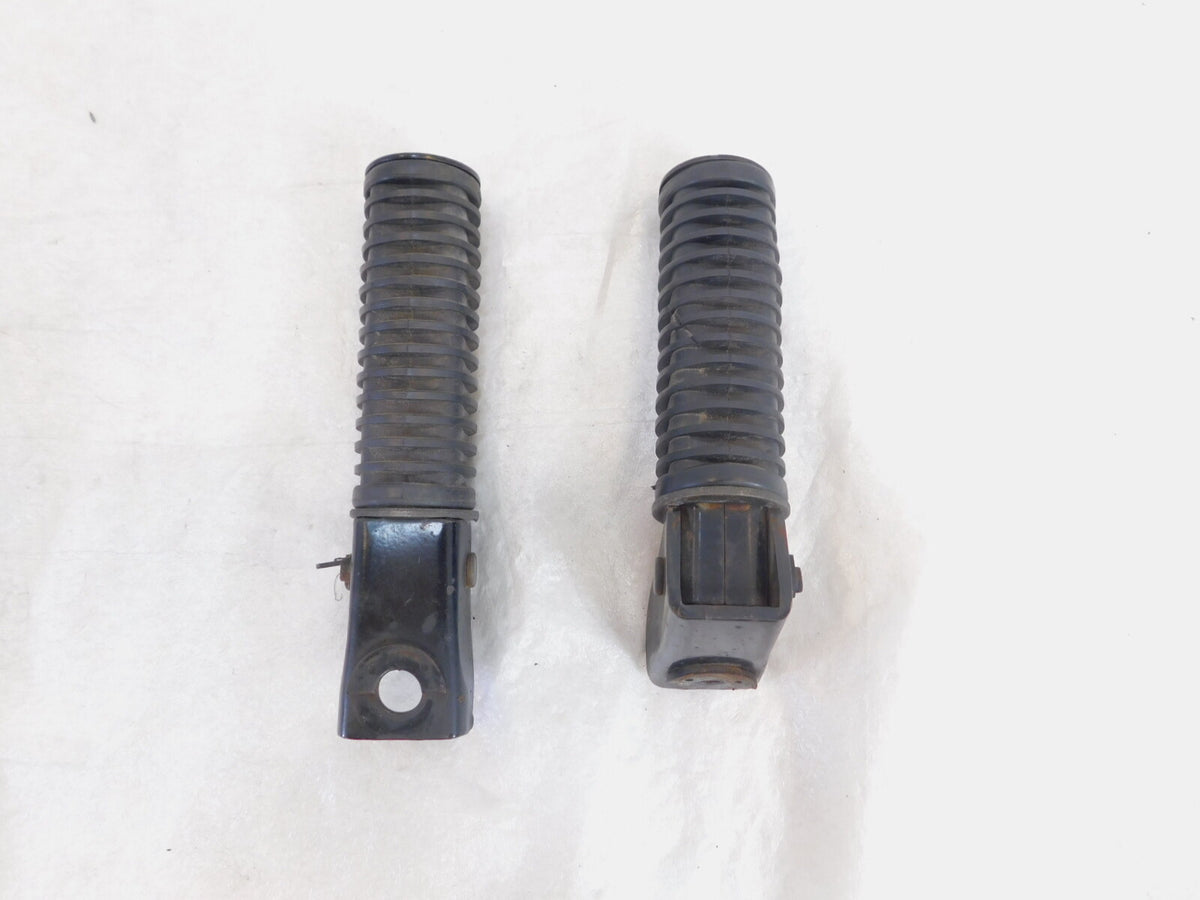 1979-1982 Honda CB650 CB650C Custom Black Rear Left/Right Foot Pegs Footrests - C3 Cycle
