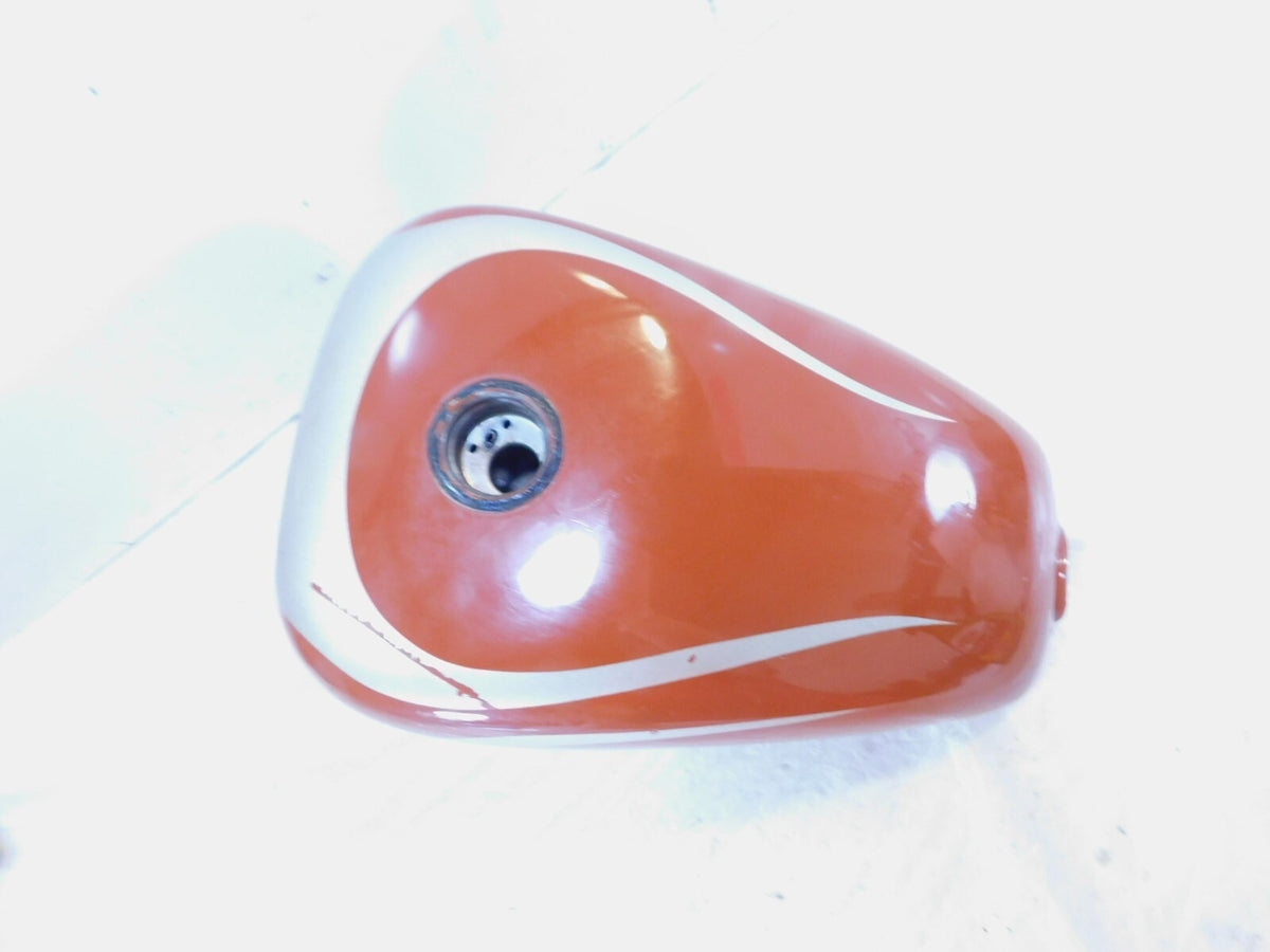 2003 Harley Davidson Sportster XL883R Roadster Orange Flame Fuel Gas Petrol Tank - C3 Cycle