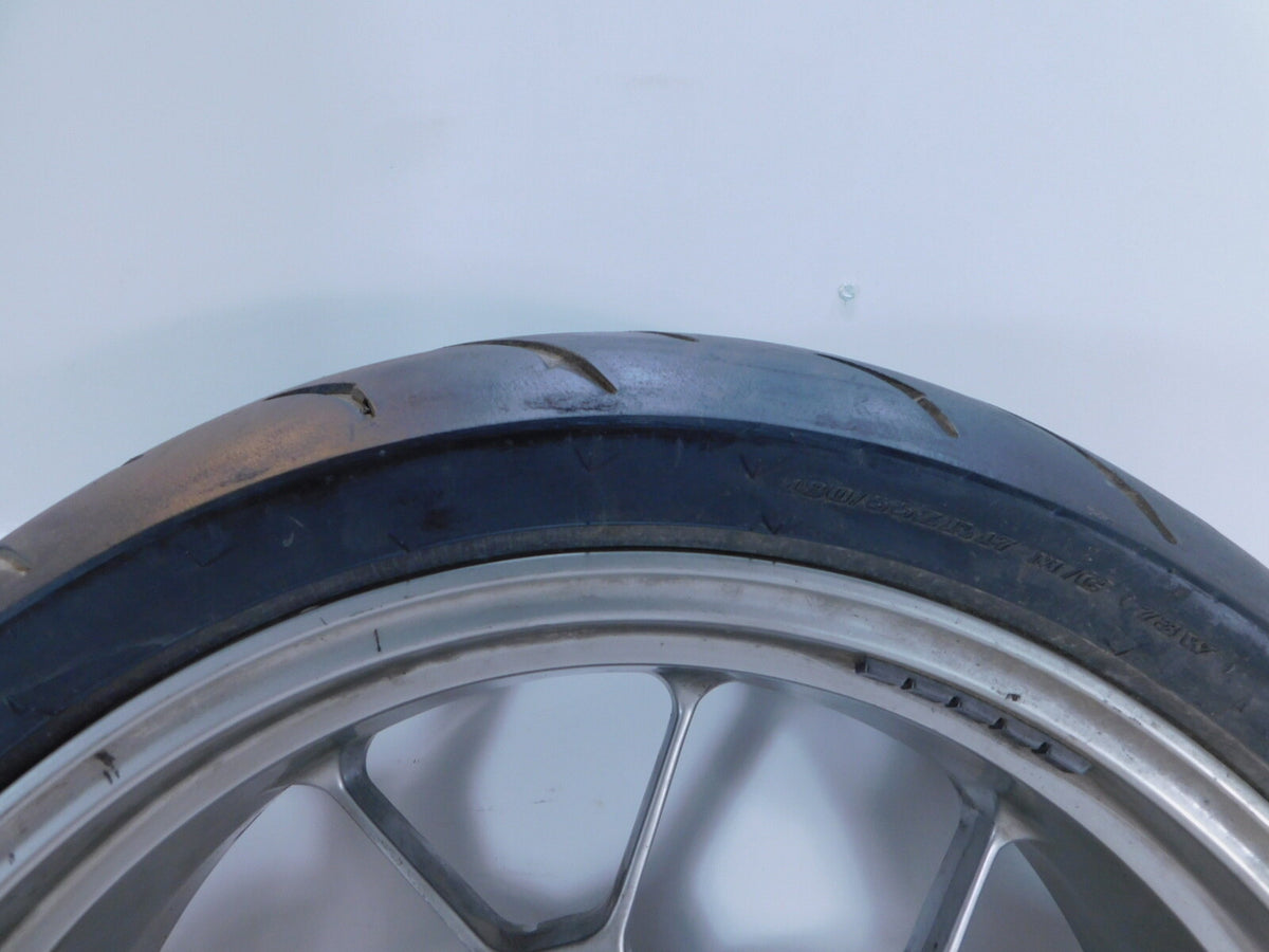 2007 2008 2009 Aprilia Shiver 750 SL750 Rear Wheel Rim & Tire - 854792 - C3 Cycle