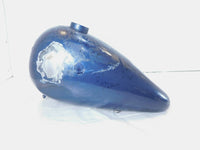 1977-1985 Harley Davidson FX & FXE Shovelhead Blue Left Fuel Gas Petrol Tank - C3 Cycle