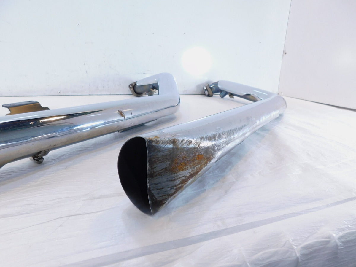 Harley Softail Heritage Classic Vance & Hines Exhaust Pipe System w/ Bracket - C3 Cycle