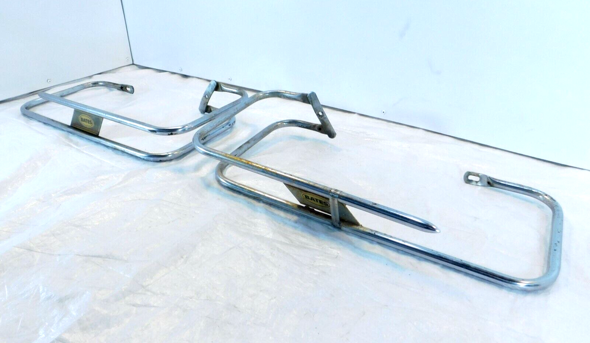 1977 BMW Airhead R100 R100/7 Bates Left/Right Saddlebag Luggage Crash Guard Bars - C3 Cycle