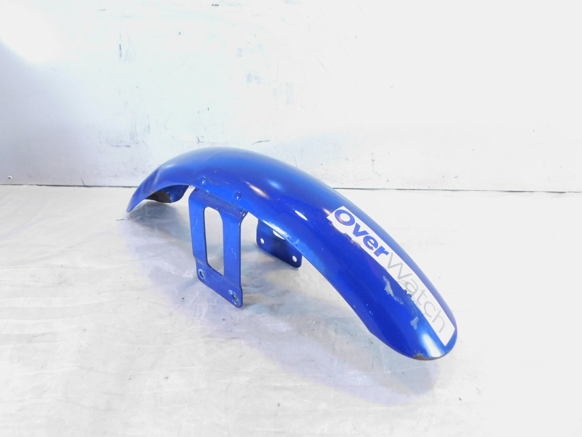 Harley Davidson Sportster 883 & 1200 Blue Front Wheel Cover Fender - Dented - C3 Cycle