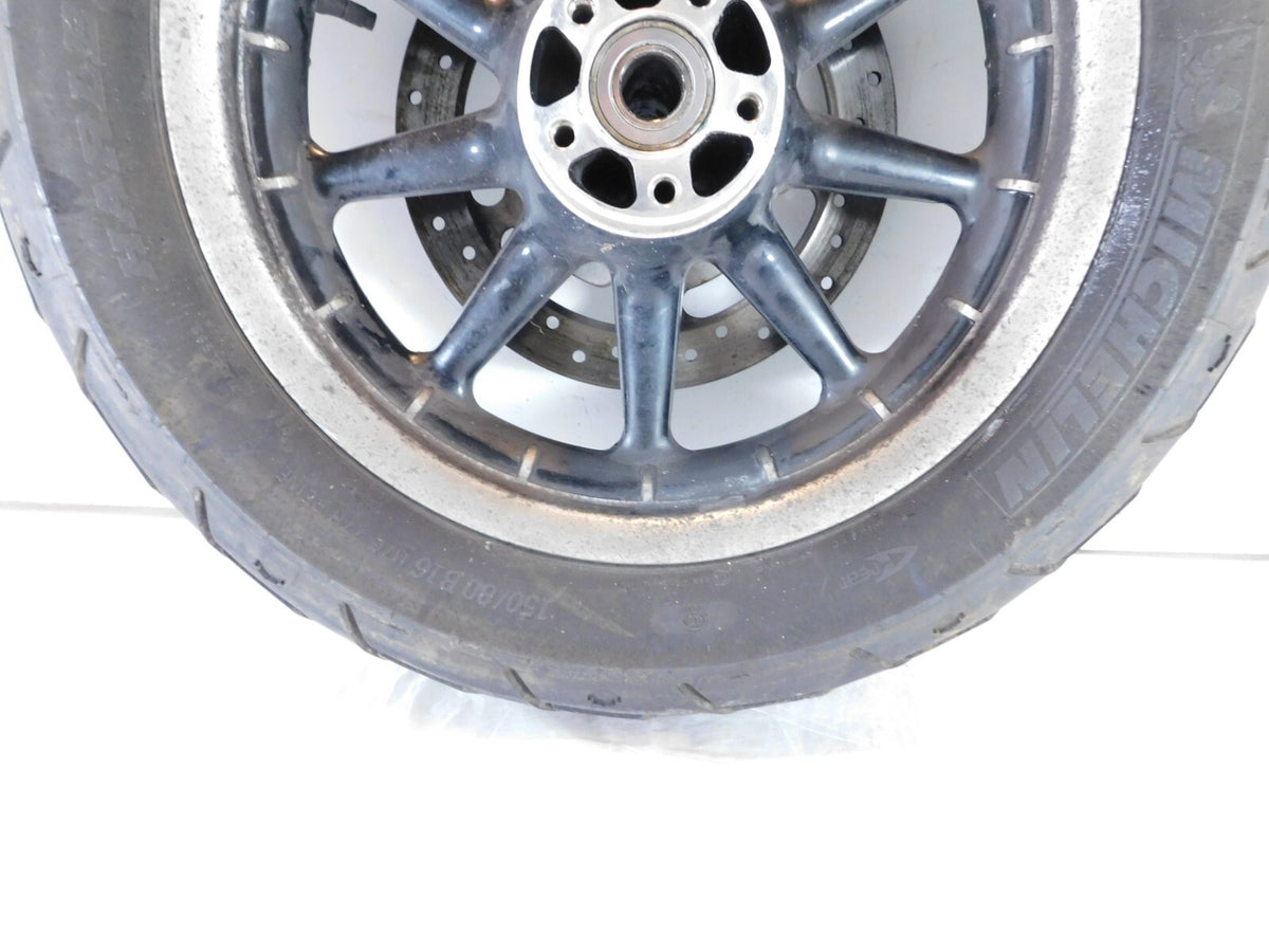 Harley Touring Road Street & Electra Glide Gloss Black Mag Cast Rear Wheel Rig - C3 Cycle